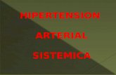 HIPERTENSION  ARTERIAL SISTEMICA