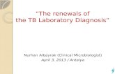 “ The renewals  of  the  TB  Laboratory Diagnosis ”