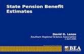 State Pension Benefit Estimates