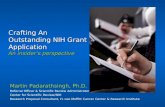 Crafting An Outstanding NIH Grant Application An insider’s perspective
