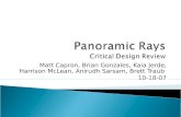 Panoramic Rays Critical Design Review