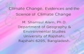 Climate Change,  Evidences and the Science of Climate Change