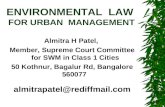 ENVIRONMENTAL  LAW  FOR URBAN  MANAGEMENT