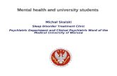 Mental health and university students Michał  Skalski Sleep Disorder Treatment Clinic