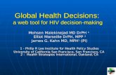 Global Health Decisions:  a web tool for HIV decision-making