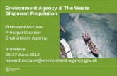 Environment Agency & The Waste Shipment Regulation