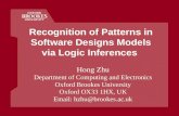 Recognition of Patterns in Software Designs Models via Logic Inferences