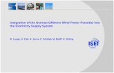 Integration of the German Offshore Wind Power Potential into the Electricity Supply  System