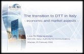 The transition to DTT in Italy  -  economic  and market  aspects  -