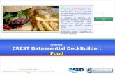 [preview] CREST Datassential DeckBuilder:  Food