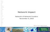 Network Impact Network of Network Funders November 9, 2010