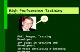 High Performance Training Workshop