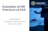 Examples of OR Practices at FAA