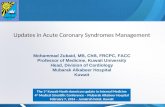 Updates in Acute Coronary Syndromes Management Mohammad Zubaid, MB, ChB, FRCPC, FACC