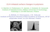 EUV-initiated  surface changes in polymers