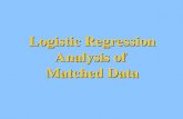 Logistic Regression Analysis of  Matched Data