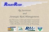 Ag Survivor  and Strategic Risk Management