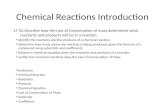 Chemical Reactions Introduction