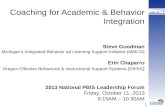 Coaching for Academic & Behavior Integration