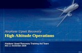 Airplane Upset Recovery High Altitude Operations