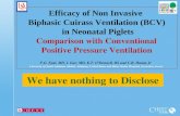 Efficacy of Non Invasive  Biphasic Cuirass Ventilation (BCV)