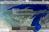 GEO Global Water Quality Monitoring Activities