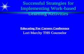 Successful Strategies for Implementing Work-based Learning Activities