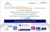 IST-2002-506883 Secure contracts signed by mobile Phone