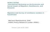 Meruert Makhmutova, PhD Public Policy Research Center (PPRC)