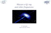 Blazars  @  -ray  and other frequencies