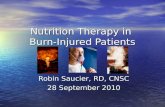 Nutrition Therapy in  Burn-Injured Patients