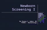 Newborn Screening I