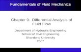 Chapter 9:  Differential Analysis of Fluid Flow
