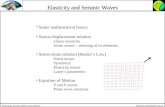 Elasticity and Seismic Waves