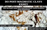 DO POST-MAGMATIC CLAYS EXIST?