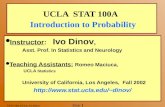 UCLA  STAT 100A Introduction to Probability
