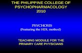 THE PHILIPPINE COLLEGE OF PSYCHOPHARMACOLOGY 2010