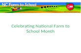 Celebrating National Farm to School Month