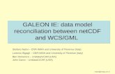 GALEON IE: data model reconciliation between netCDF and WCS/GML