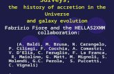 High Energy Large Area Surveys,  the  history of accretion in the Universe and galaxy evolution