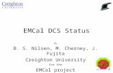 EMCal DCS Status