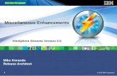 Miscellaneous Enhancements InfoSphere Streams Version 3.0
