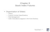 Chapter 8 Stock Index Futures