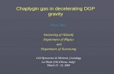 Chaplygin gas in decelerating DGP gravity