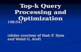 Top-k Query Processing and Optimization
