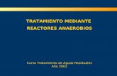 TRATAMIENTO MEDIANTE  REACTORES ANAEROBIOS Curso Tratamiento de Aguas Residuales Año 2002