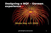 Designing a NQF – German experience