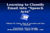 Learning to Classify Email into “Speech Acts”