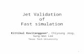 Jet Validation of Fast simulation