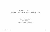 Robotics II Planning and Manipulation